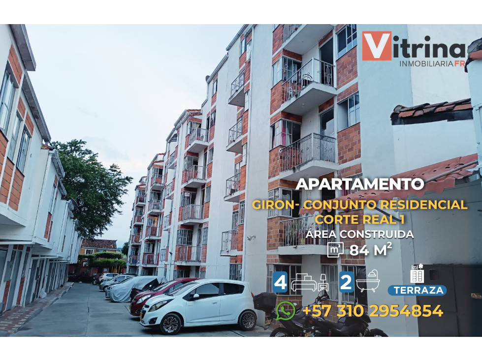 Apartamento en Giron -Conjunto residencial corte real 1