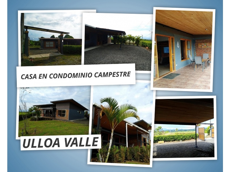 REBAJO Vendo Casa Amoblada Condominio de Ulloa Valle
