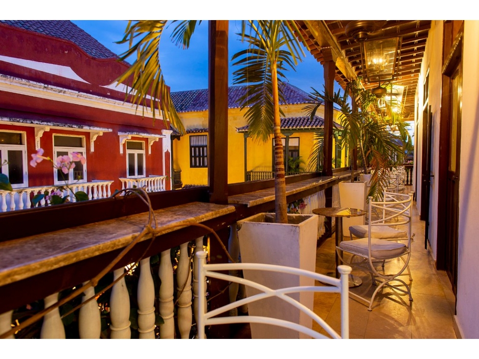 Colonial y mágica casa con hermosa vista a Cartagena