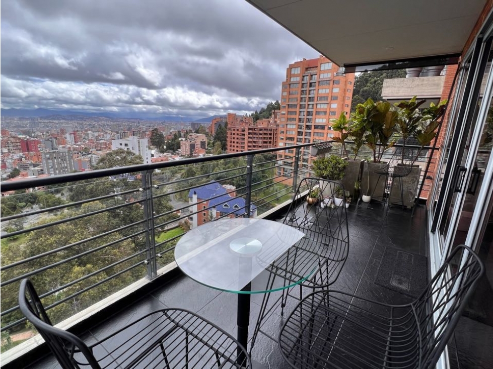 Apartamento con vista espectacular para venta en Chapinero Alto